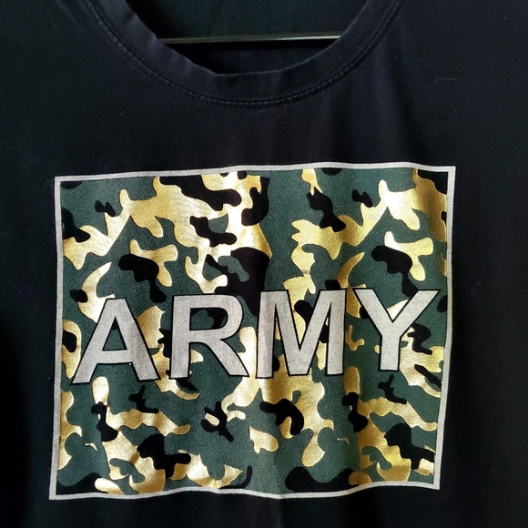 Black Army T Shirt - Picture 4 of 4